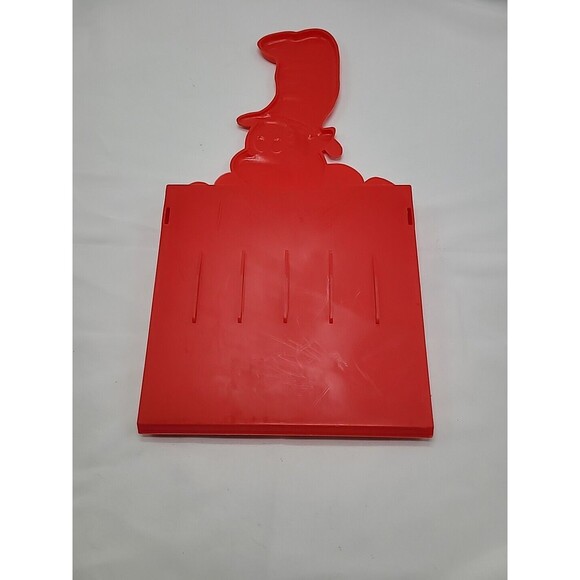 Vintage Dr. Seuss “Cat in the Hat”Book Shelf Holder Plastic Storage Folding Rack - Picture 13 of 15